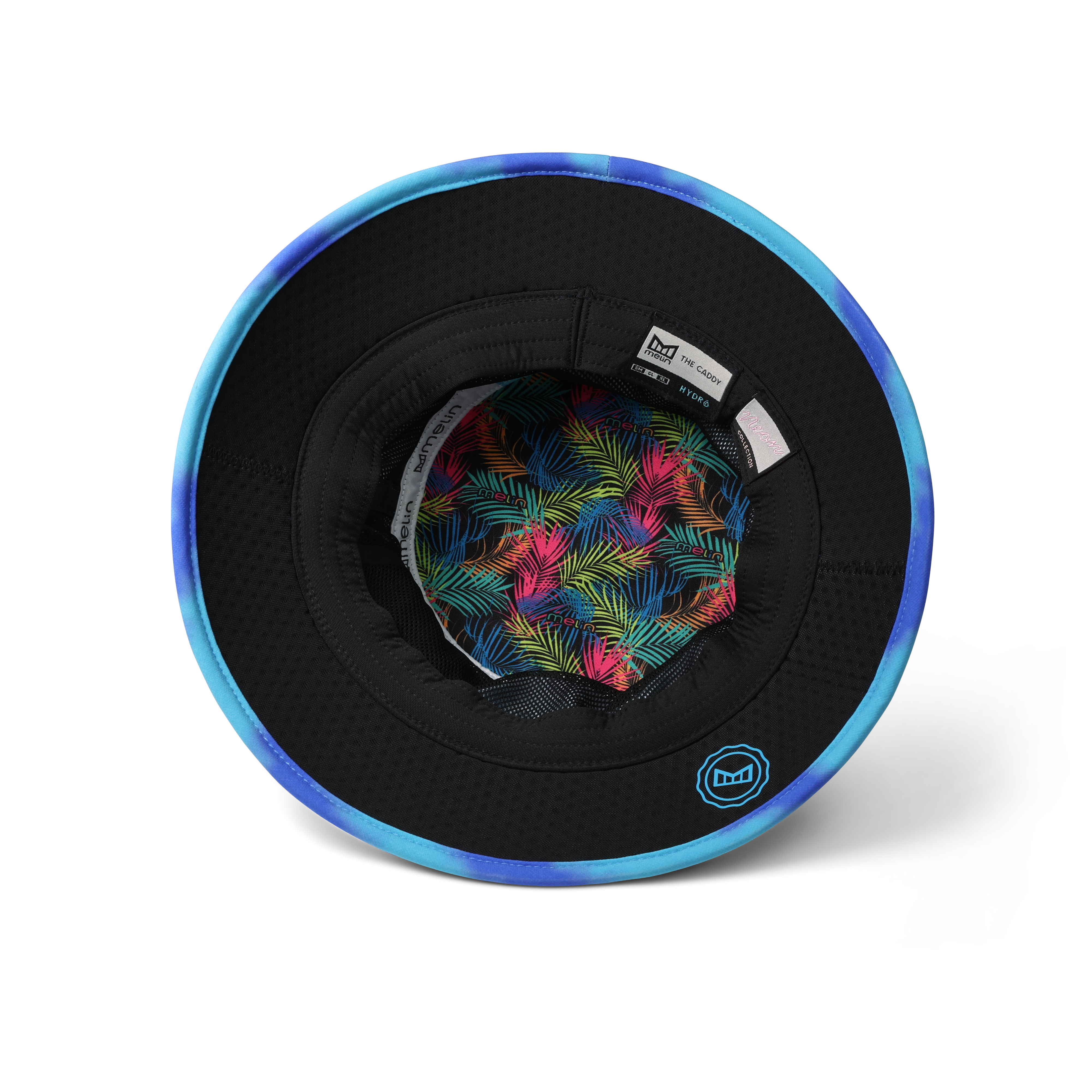 Caddy Neon Tie Dye Hydro - Electric Blue